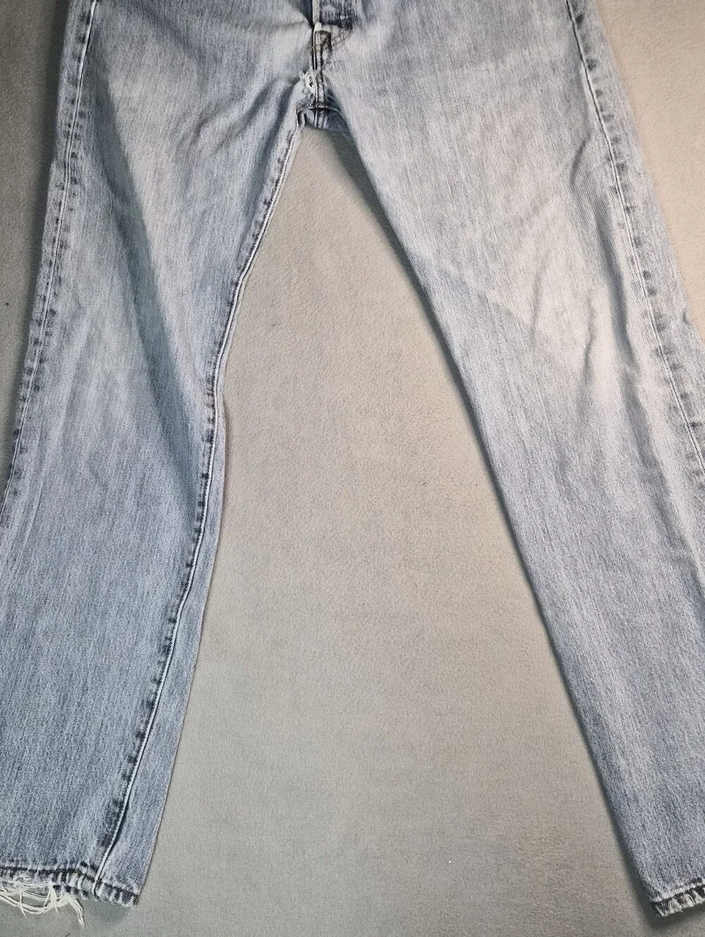 Levi's 505 light wash straight leg denim jeans size mens 36x34 denim straightleg